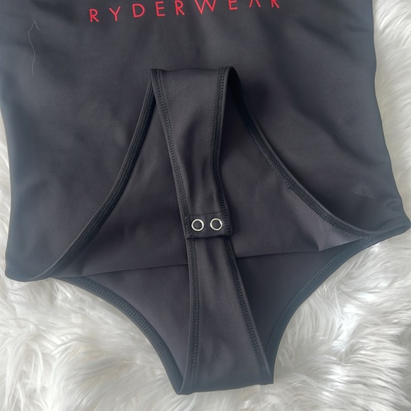 RYDERWEAR BSX BLACK RED BODYSUIT - Picture 4 of 5
